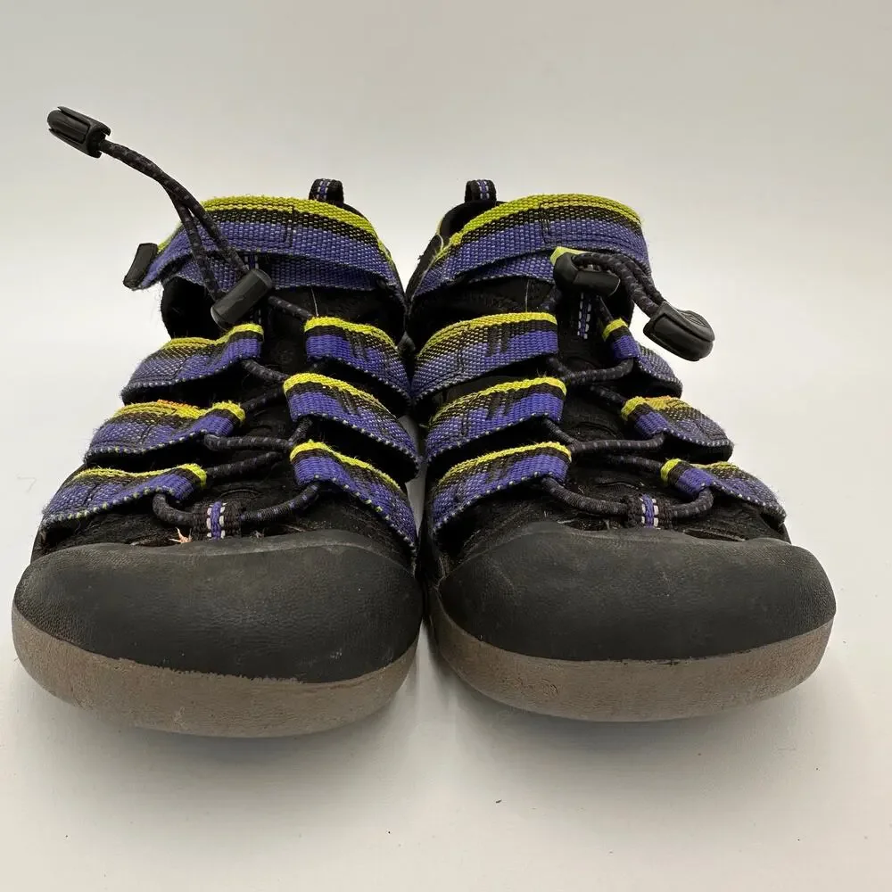 Keen Kids Newport H2 Blue Green & Black Hiking Sandals Size 4